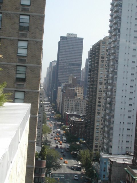 Looking Down the Street